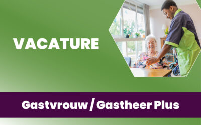 Vacature Gastvrouw / Gastheer Plus