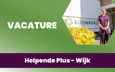 Vacature Helpende Plus in de Wijk