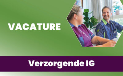 Vacature Verzorgende IG – vervanging i.v.m. zwangerschapsverlof